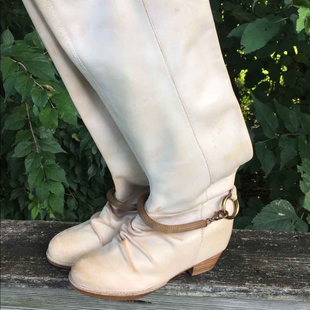 80%10 Tall Hidden Wedge Boot Leather Anthropologie